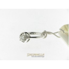 Chimento anello solitario oro bianco e diamante ct.0,40 Sim Ref. 82438005 